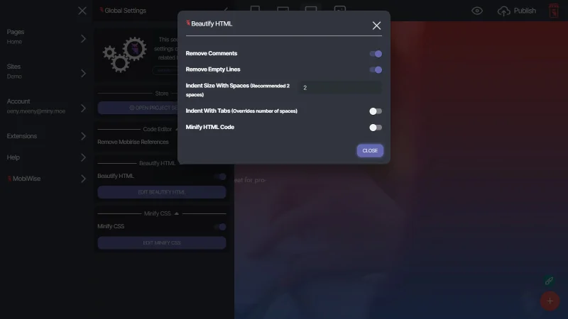 Beautify HTML plugin cover