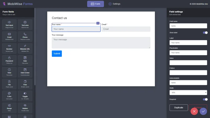 Forms plugin cover
