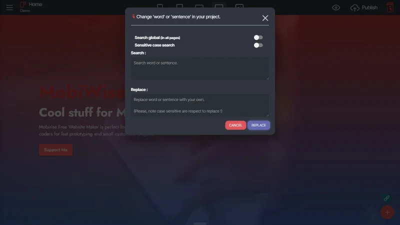 Search Replace plugin cover